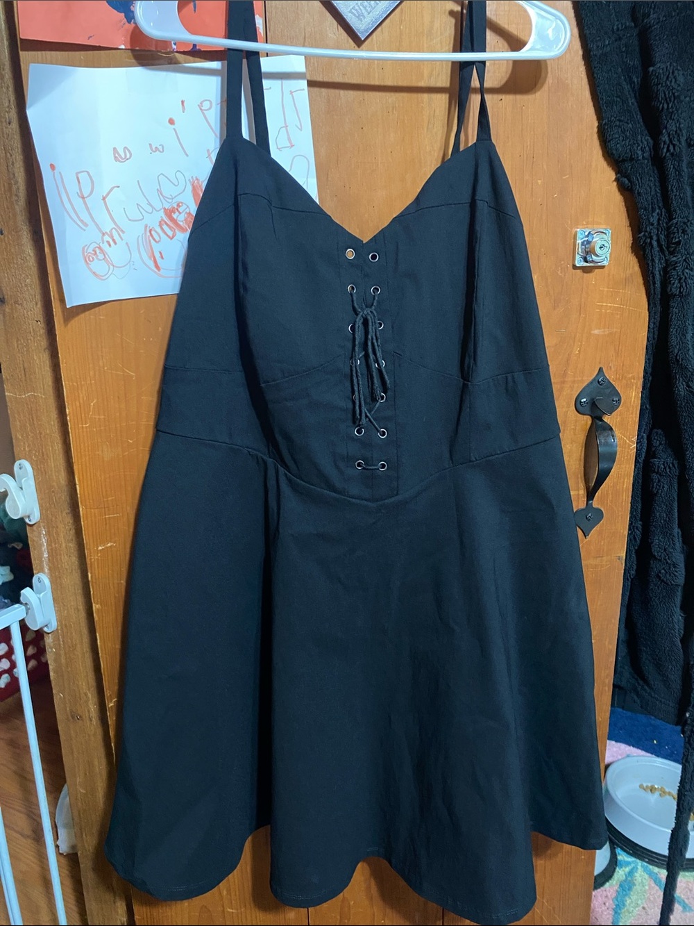 torrid Black nightfall corset Mini Dress NWT